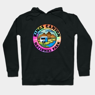 Kings Canyon National Park California Camper Camping Camp Trailer Hoodie